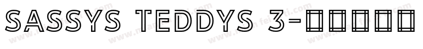 Sassys Teddys 3字体转换